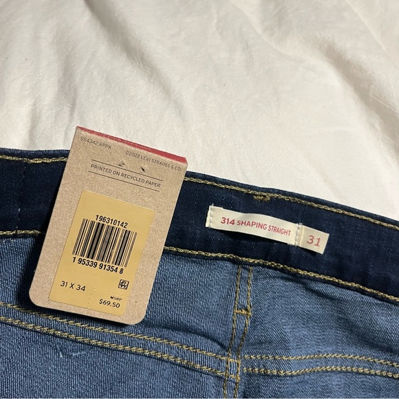 Levi’s sz 31 shaping straight NWT - Picture 5 of 5